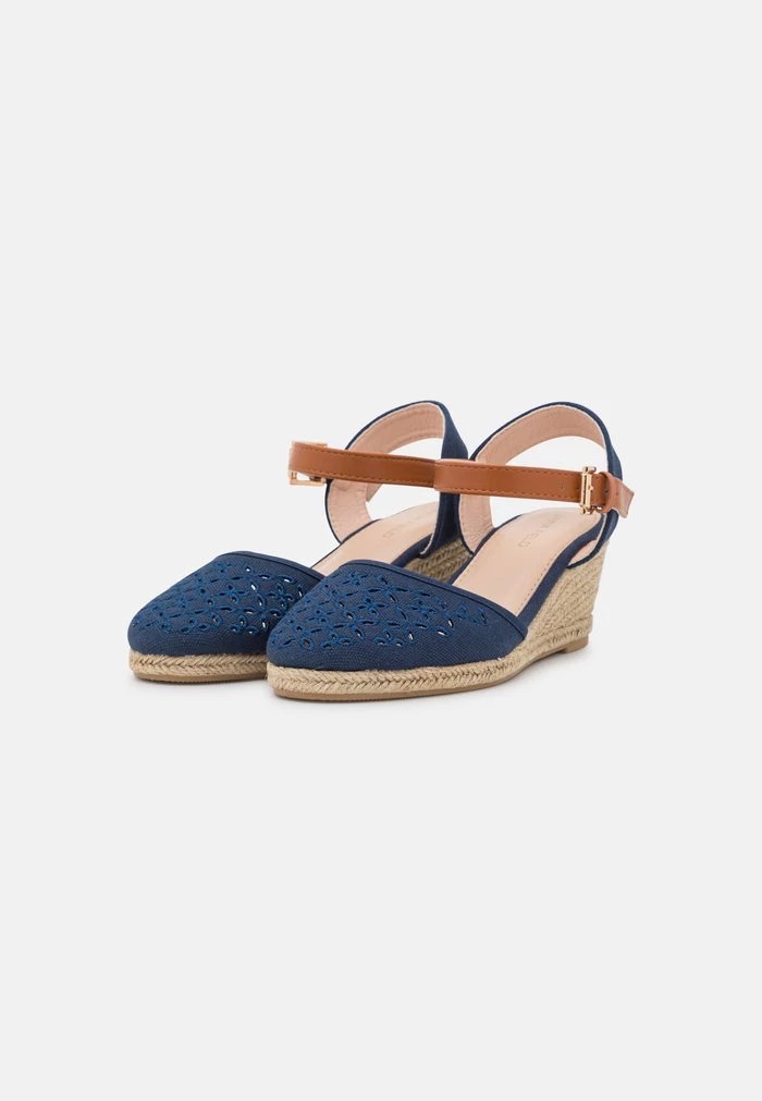 Sandale ANNA FIELD Anna Field Wedge Sandals Bleu Marine Femme | LFU-5179711